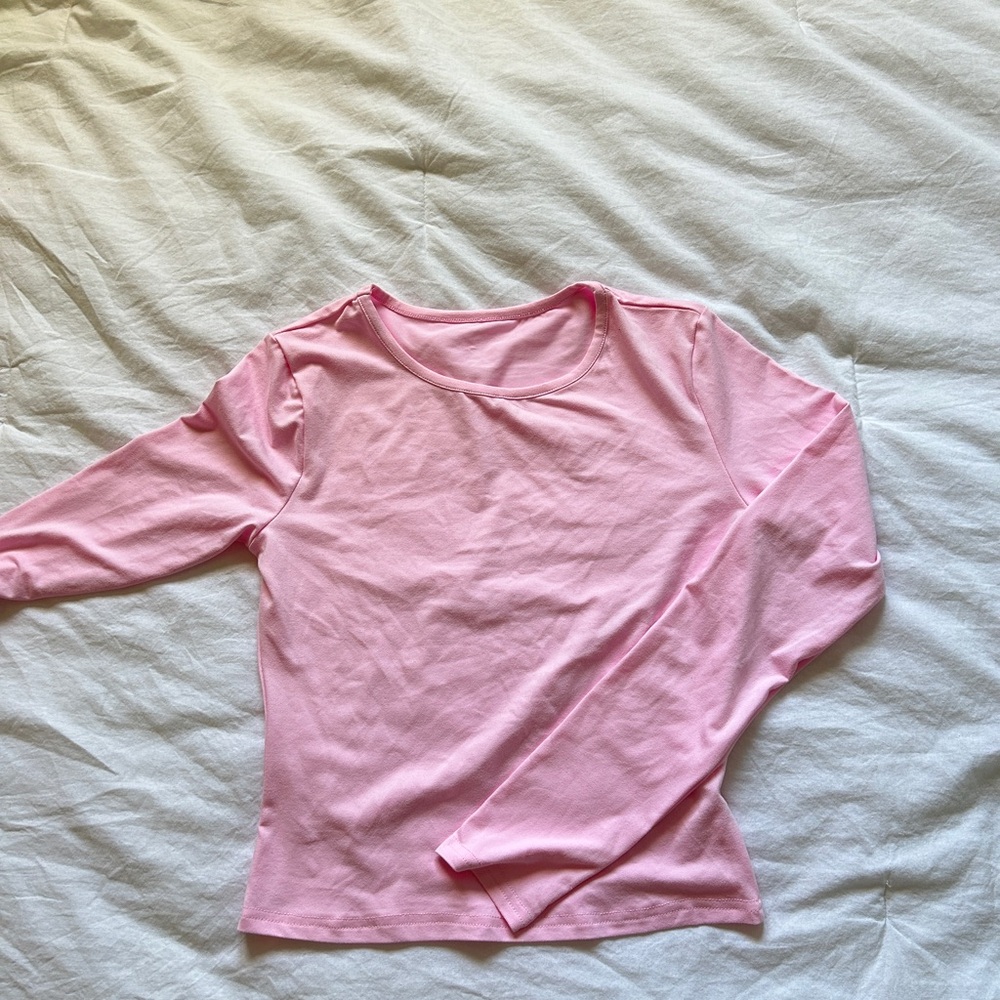 Night pink stretchy long sleeve